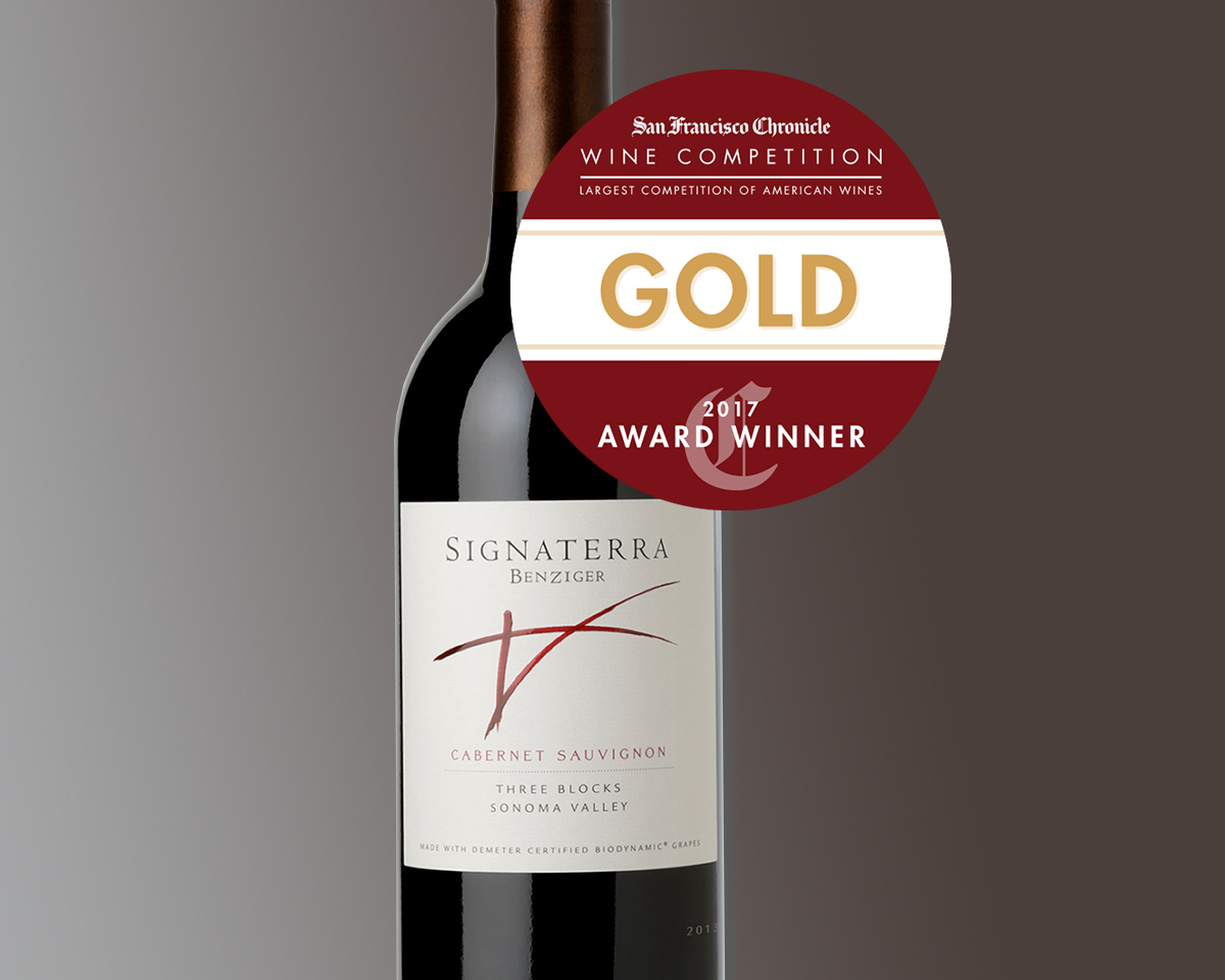 Gold Winner at the SF Chronicle Wine Competition! Benziger Family Winery
